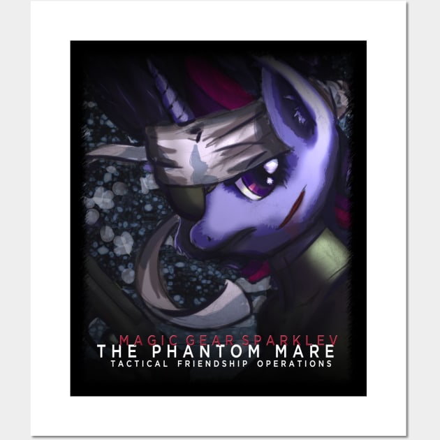 Magic Gear Sparkle: The Phantom Mare Wall Art by DistopiaDesing